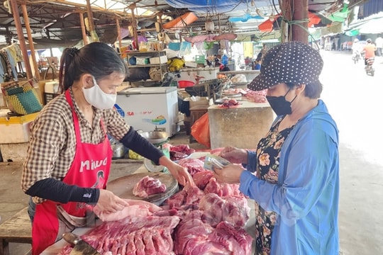 Giá thịt lợn tăng trở lại